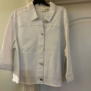 Beautiful Lady’s White Jacket